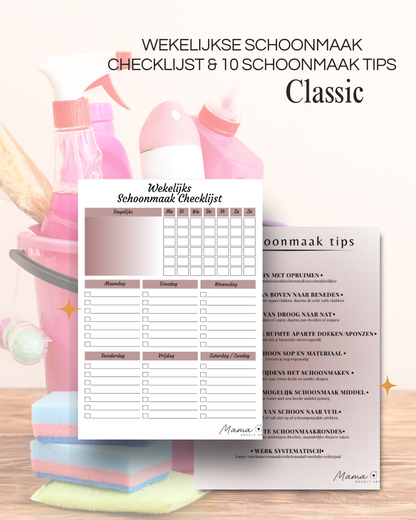 Schoonmaakrooster huishouden – overzicht en structuur zonder stress